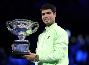 アルカラスが初優勝＝ジョコビッチ下し、生涯グランドスラム―全豪テニス