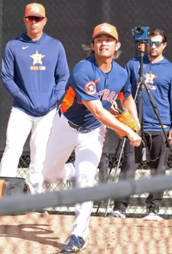 アストロズ今井、歩幅を確認＝米大リーグ