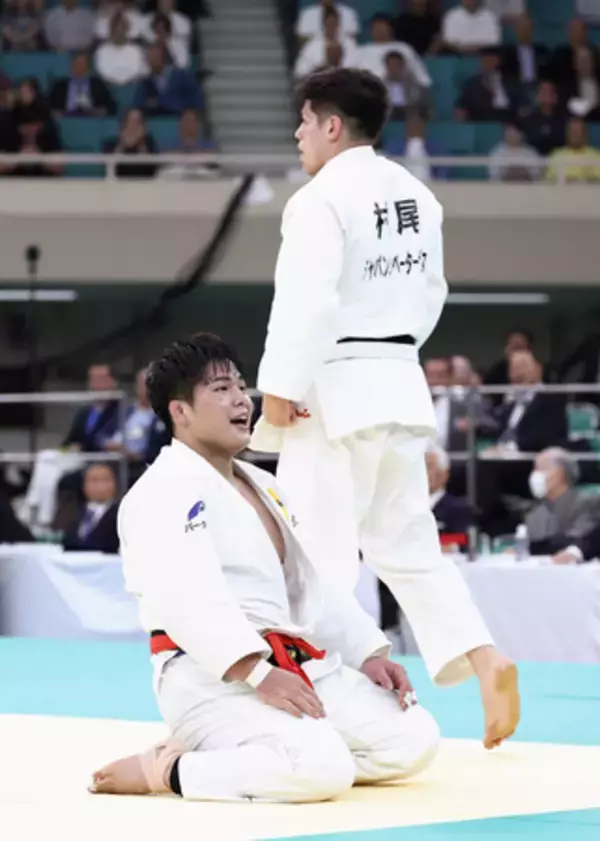 村尾、悔しさあらわ＝全日本柔道