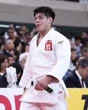 村尾、悔しさあらわ＝全日本柔道