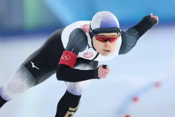 滑走する山田　五輪