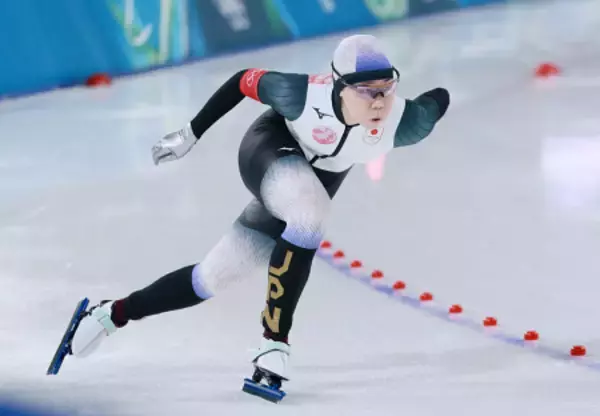 滑走する吉田　五輪