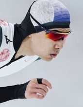 滑走する山田　五輪