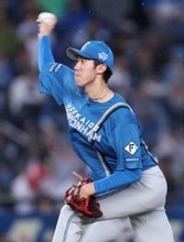 日本ハム先発の福島　プロ野球