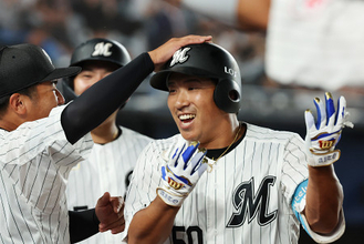祝福される愛斗　プロ野球