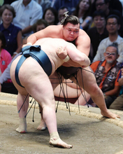 霧島、ともえ戦に泣く＝大相撲名古屋場所