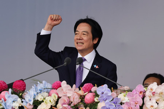 台湾総統、双十節式典で演説