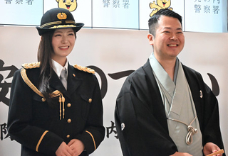 園田あいかさんが一日署長