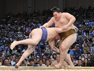 持ち味発揮、１敗堅持＝大相撲九州場所・安青錦