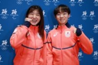 笑顔の坂本と鍵山