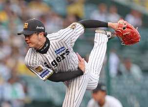 阪神先発の才木　プロ野球