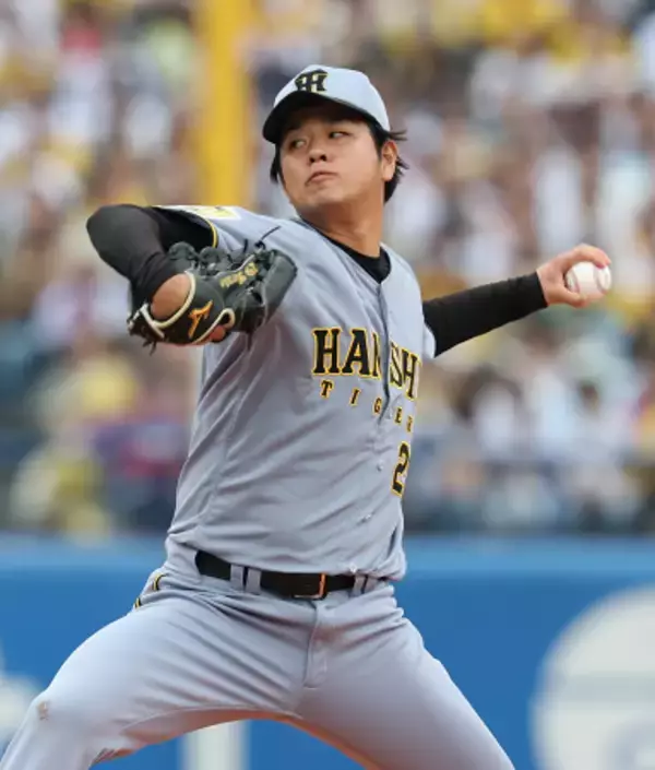 高橋の力投　プロ野球