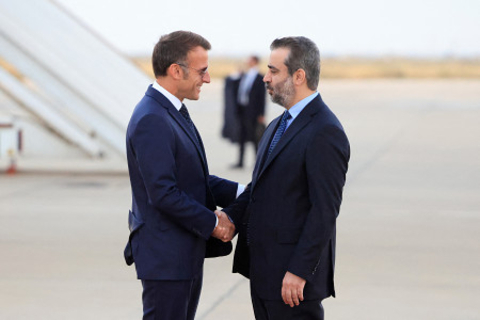 シリアを訪れた仏大統領