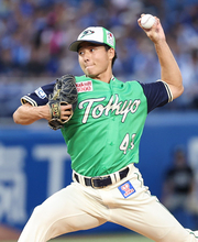力投する増居　プロ野球