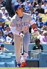 右飛に倒れた鈴木　大リーグ