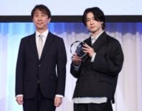 最優秀選手の戸塚と原田会長