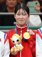 天間、動じず初栄冠＝アジア大会・ソフトテニス