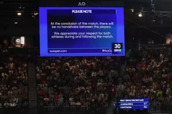 スビトリナ、サバレンカと握手せず＝主催者は事前に告知―全豪テニス