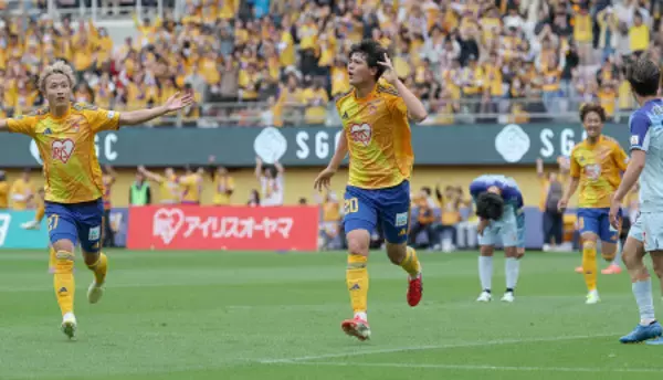 先制ゴールの中田　Ｊリーグ