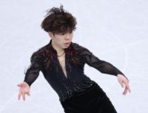 直前まで悩んだ構成＝佐藤、大健闘も涙―フィギュア〔ミラノ・コルティナ五輪〕