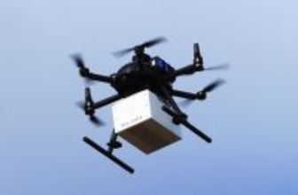 鉄道またぎドローン輸送