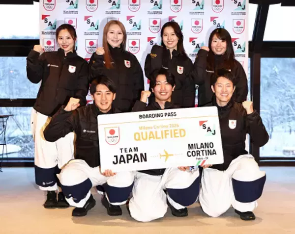 モーグル日本代表の冨高ら