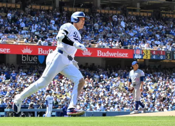 大谷の二塁打　大リーグ