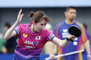 日本女子、メダル確定＝ウクライナ下し４強―世界卓球団体戦