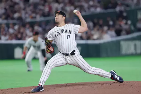 力投する菊池　野球