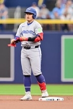 二塁打を放った岡本　大リーグ