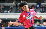 「期待の１６歳川上、初戦快勝＝全日本卓球」の画像1