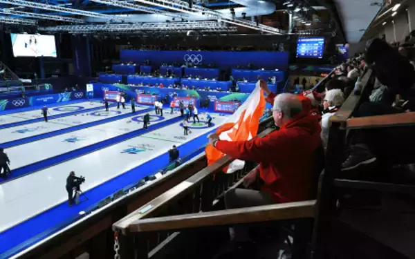 競技が始まったカーリング