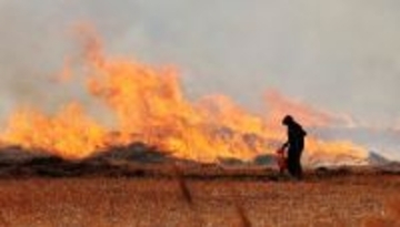 春を告げる火入れ