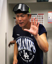 山本、浮かれることなく＝米大リーグ・ドジャース