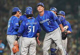 「降板する藤浪　プロ野球」の画像1