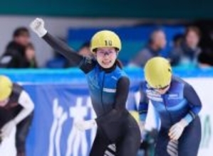 長森遥南が２冠＝男子５００は菊池耕太が制す―全日本ショートトラック