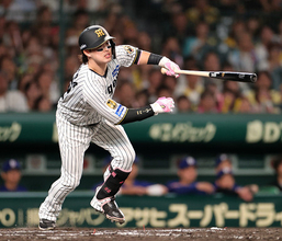 浜田の同点打　プロ野球