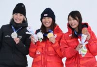 笑顔の深田ら　五輪