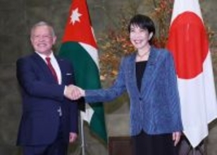高市首相、ヨルダン国王と会談