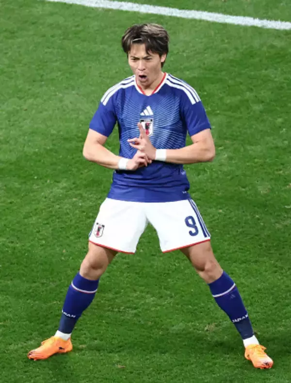 ゴールを決めた町野　サッカー