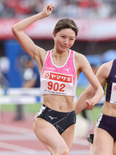 中島、初Ｖに感激＝陸上日本選手権