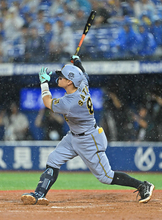 佐藤のソロ本塁打　プロ野球