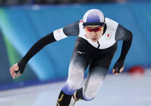 滑走する山田　五輪