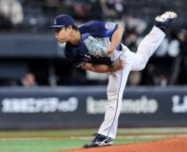 西武先発の平良　プロ野球