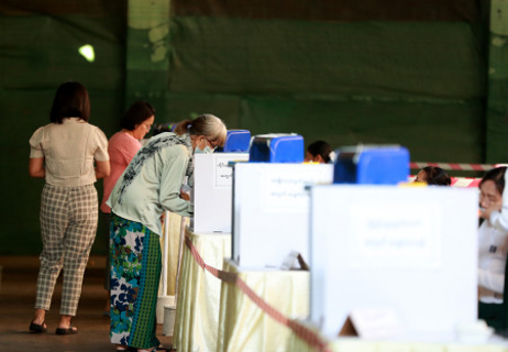 ミャンマー総選挙、最終投票を実施