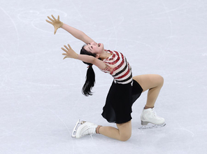 ショートプログラムの中井　五輪