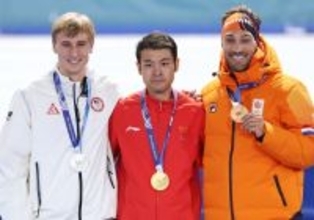 金メダルの寧忠岩ら　五輪