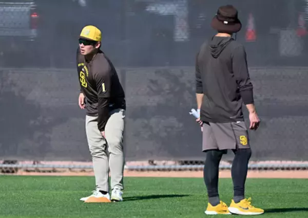 脚を気にする松井　大リーグ