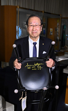 坂口さんと北川さん、ノーベル博物館に