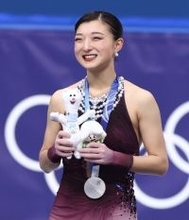 坂本花織「自分を褒めてあげたい」＝泣き笑いの有終の舞―フィギュアスケート〔ミラノ・コルティナ五輪〕